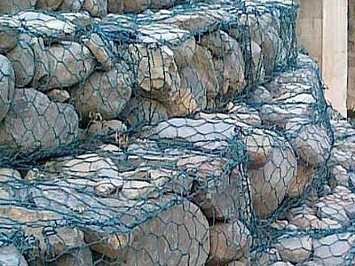 鉛絲石籠網織造方法